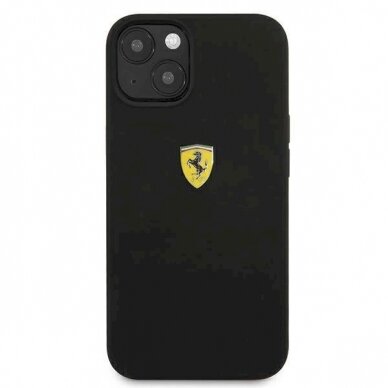 Originalus dėklas Ferrari FESSIHCP13SBK iPhone 13 mini 5.4  Juodas hardcase Silicone 2