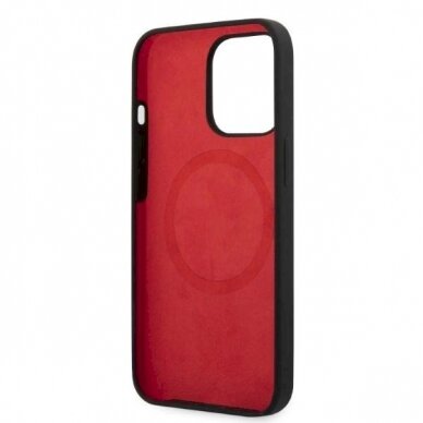 Originalus dėklas Ferrari FESSIHMP13XBK iPhone 13 Pro Max 6.7  Juodas hardcase Silicone MagSafe 6