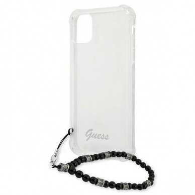 Originalus dėklas Guess GUHCP12LKPSBK iPhone 12 Pro Max 6.7  Permatomas hardcase Juodas Pearl 4