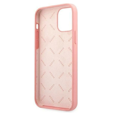 Originalus dėklas Guess GUHCP12LLSPEWPI iPhone 12 Pro Max 6.7  rožinis/rožinis hard case Peony Collection 6