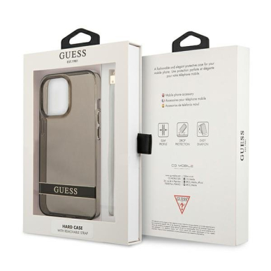 Originalus dėklas Guess GUHCP13LHTSGSK iPhone 13 Pro juodas 13