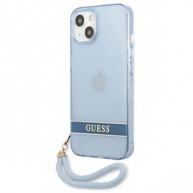 Originalus dėklas Guess GUHCP13SHTSGSB iPhone 13 mini 5,4 Mėlynas / Mėlynas hardcase Translucent Stap 1