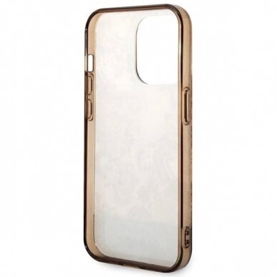 Originalus dėklas Guess GUHCP14LHGPLHC iPhone 14 Pro 6.1  ocher hardcase Porcelain Collection 6