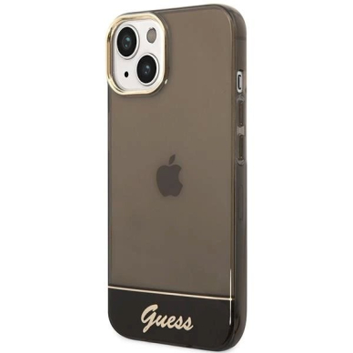 Originalus dėklas Guess GUHCP14MHGCOK iPhone 14 Plus 6.7 Juodas hardcase Translucent 1