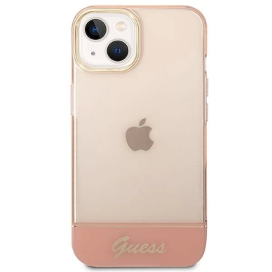 Originalus dėklas Guess GUHCP14MHGCOP iPhone 14 Plus 6.7 rožinis / rožinis hardcase Translucent 2