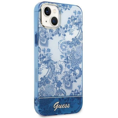 Originalus dėklas Guess GUHCP14MHGPLHB iPhone 14 Plus 6.7  Mėlynas/Mėlynas hardcase Porcelain Collection 3