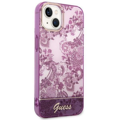 Originalus dėklas Guess GUHCP14MHGPLHF iPhone 14 Plus 6.7  Rožinis hardcase Porcelain Collection 3