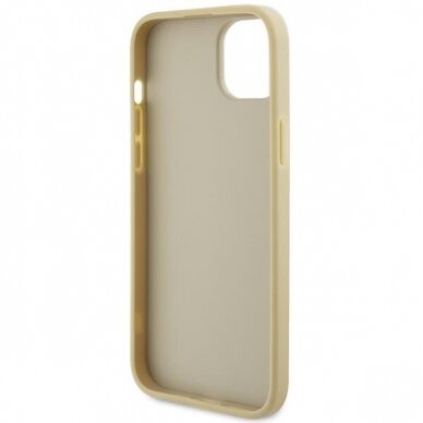 Originalus dėklas Guess GUHCP15MPS4DGPD iPhone 15 Plus 6.7  gold/gold hardcase Strass Metal Logo 6