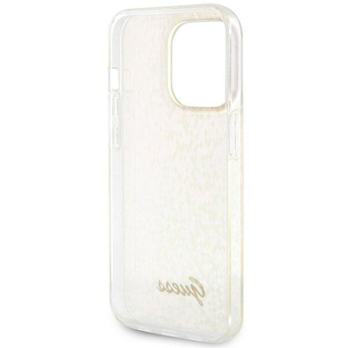 Originalus dėklas Guess GUHCP15XHDECMP iPhone 15 Pro Max 6.7  rožinis/rožinis hardcase IML Faceted Mirror Disco Iridescent 6