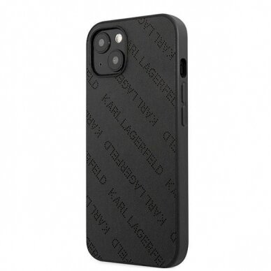 Originalus dėklas Karl Lagerfeld KLHCP13SPTLK iPhone 13 mini 5,4 hardcase Juodas Perforated Allover 1