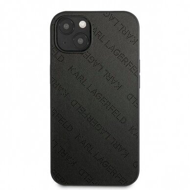 Originalus dėklas Karl Lagerfeld KLHCP13SPTLK iPhone 13 mini 5,4 hardcase Juodas Perforated Allover 2