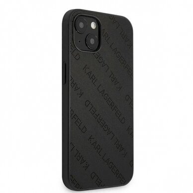 Originalus dėklas Karl Lagerfeld KLHCP13SPTLK iPhone 13 mini 5,4 hardcase Juodas Perforated Allover 3