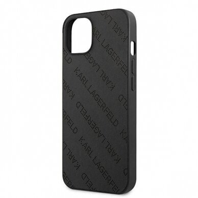 Originalus dėklas Karl Lagerfeld KLHCP13SPTLK iPhone 13 mini 5,4 hardcase Juodas Perforated Allover 5