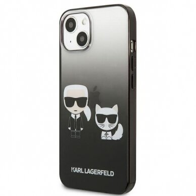 Originalus dėklas Karl Lagerfeld KLHCP13STGKCK iPhone 13 mini juodas 2