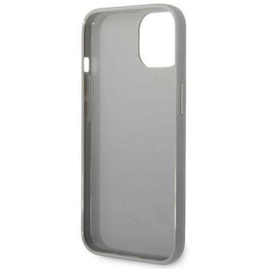 Originalus dėklas Karl Lagerfeld KLHCP14MLGMMSV3 iPhone 14 Plus 6.7 hardcase Sidabrinis Monogram Iridescent 6