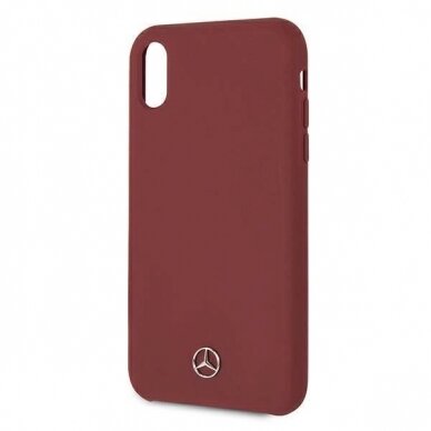 Originalus dėklas Mercedes MEHCI61SILRE iPhone Xr Raudonas hardcase Silicone Line 2