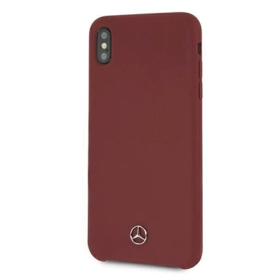 Originalus dėklas Mercedes MEHCI65SILRE iPhone Xs Max Raudonas hardcase Silicone Line 1