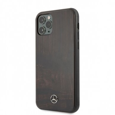 Originalus dėklas Mercedes MEHCN58VWOBR iPhone 11 Pro hard case rudas Wood Line Rosewood (zuk98) USC057 1