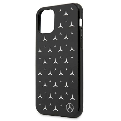 Originalus dėklas Mercedes MEHCN61ESPBK iPhone 11 6,1" / Xr  Juodas hardcase Silver Stars Pattern 2