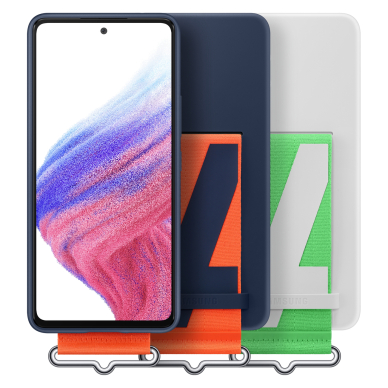 Samsung Galaxy A53 5G Originalus dėklas Samsung EF-GA536TWEGWW Silicone Cover Samsung Galaxy A53 Baltas 4