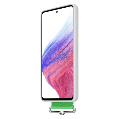 Samsung Galaxy A53 5G Originalus dėklas Samsung EF-GA536TWEGWW Silicone Cover Samsung Galaxy A53 Baltas 6