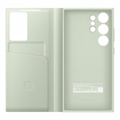 Originalus Dėklas Samsung Smart View Wallet EF-ZS928CGEGWW flip case for Samsung Galaxy S24 Ultra - Žalias 4