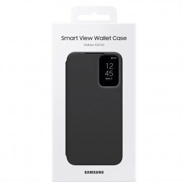 Dėklas Samsung Smart View Wallet Samsung Galaxy A34 5G Juodas (EF-ZA346CBEGWW) 4