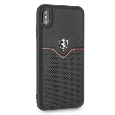 Originalus Ferrari Dėklas Nugarėlė Feovehci65Bk Iphone Xs Max Juodas Off Track Victory  4