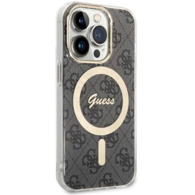 Originalus Guess dėklas 4G MagSafe case for iPhone 14 Pro - Juodas 2