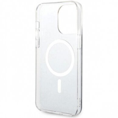 Originalus Guess dėklas 4G MagSafe case for iPhone 14 Pro Max - Juodas 5