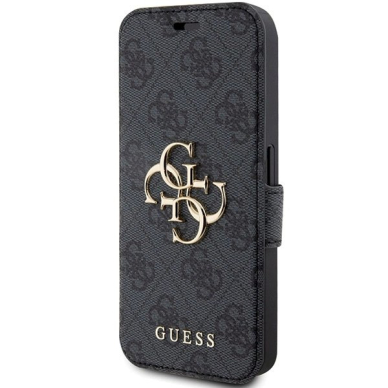 Originalus Guess dėklas 4G Metal LogoiPhone 15 Pro - Pilkas 1