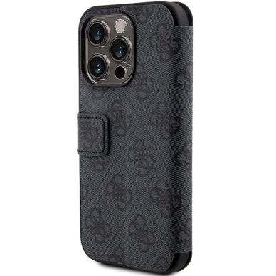 Originalus Guess dėklas 4G Metal LogoiPhone 15 Pro - Pilkas 5