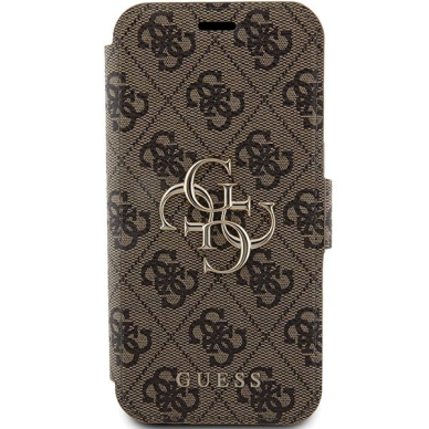 Originalus Guess dėklas 4G Metal LogoiPhone 15 Pro - Rudas 2