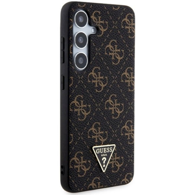 Originalus Guess dėklas 4G TriangleSamsung Galaxy S24 - Juodas 3