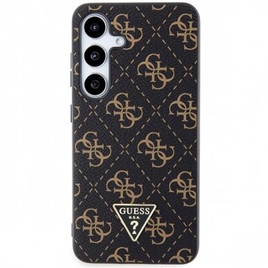 Originalus Guess dėklas 4G TriangleSamsung Galaxy S24+ - Juodas 2