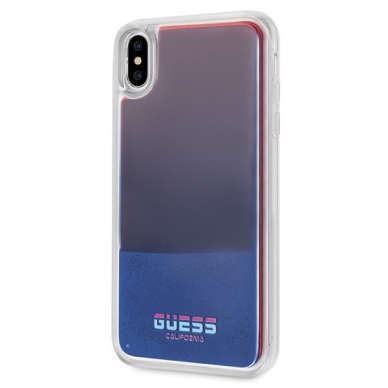 Originalus Guess Dėklas Guhci65Glcre Iphone Xs Max Czerwo Ny/Red Nugarėlė California Glow In The Dark 1