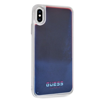 Originalus Guess Dėklas Guhci65Glcre Iphone Xs Max Czerwo Ny/Red Nugarėlė California Glow In The Dark 4