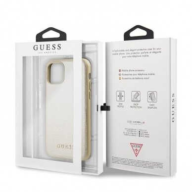 Originalus Guess Dėklas Guhcn58Iglgo Iphone 11 Pro Auksinis Hard Case Iridescent 6