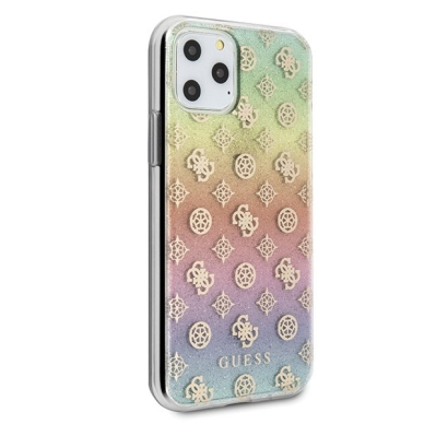 Originalus Guess Dėklas Guhcn58Peoml Iphone 11 Pro Multicolor Nugarėlė Iridescent 4G Peony 4