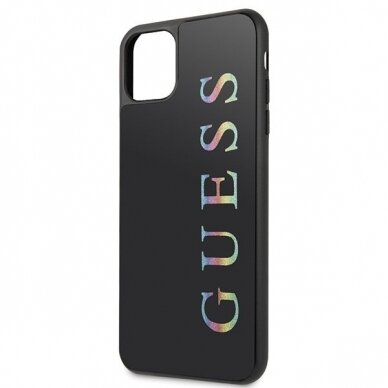 Originalus Guess Dėklas Guhcn65Lgmlbk Iphone 11 Pro Max Juodas Nugarėlė Glitter Logo 2