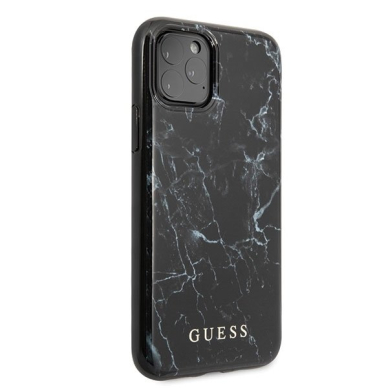 Originalus Guess Dėklas Guhcn65Pcumabk Iphone 11 Pro Max Juodas Marble 4