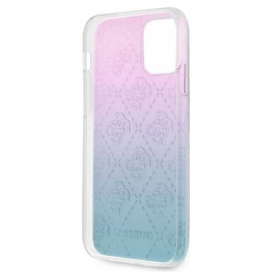 Originalus Guess dėklas Guhcp12L3D4Ggbp Iphone 12 Pro Max mėlynas-rožinis 4G 3D Pattern kolekcija UGLX912 6