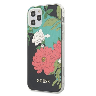 Originalus Guess Dėklas Guhcp12Mimlfl01 Iphone 12/12 Pro 6,1" Juodas N°1 Flower Collection