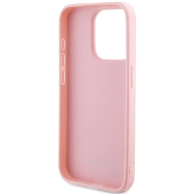 Originalus Guess dėklas GUHCP15XPSAIRSP iPhone 15 Pro Max 6.7" Rožinis/Rožinis hardcase Saffiano Iridescent Script 6