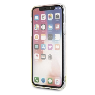 Originalus Guess Dėklas Guhcpxglcpi Iphone X/Xs Rožinis Nugarėlė California Glow In The Dark 5