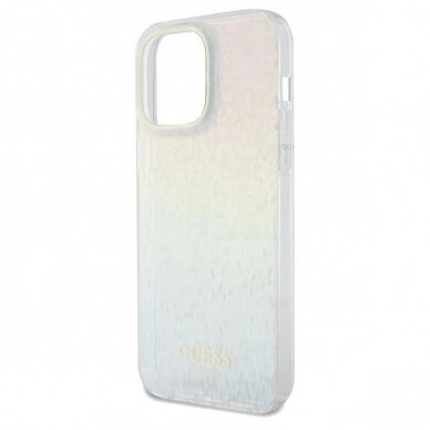 Originalus Guess dėklas IML Faceted Mirror Disco IridescentiPhone 13 Pro Max - Įvariaspalvis 5