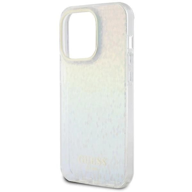 Originalus Guess dėklas IML Faceted Mirror Disco IridescentiPhone 14 Pro - Įvariaspalvis 5