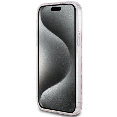 Originalus Guess dėklas IML GCube MagSafeiPhone 15 Plus / 14 Plus - Rožinis 4