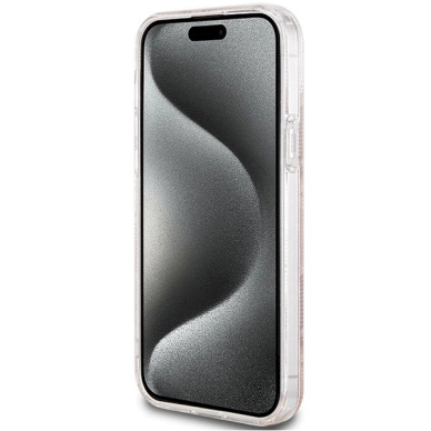 Originalus Guess dėklas IML GCube MagSafeiPhone 15 Plus / 14 Plus - Rudas 4