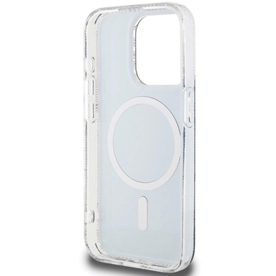 Originalus Guess dėklas IML GCube MagSafeiPhone 15 Pro - Juodas 6